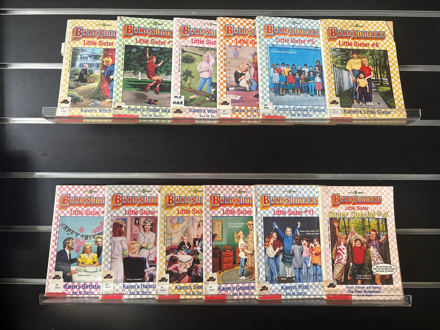 MARTIN, Ann M. 'The Babysitters Little Sister' Books #1-11 Plus Bonus Book Bundle of 12 (Min. fair condition)