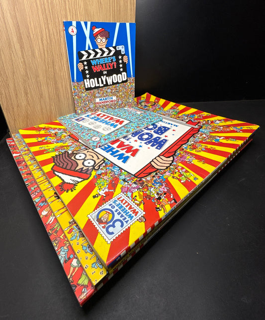WHERE'S WALLY? : Bundle of 5 Selected Titles (Min. fair condition)