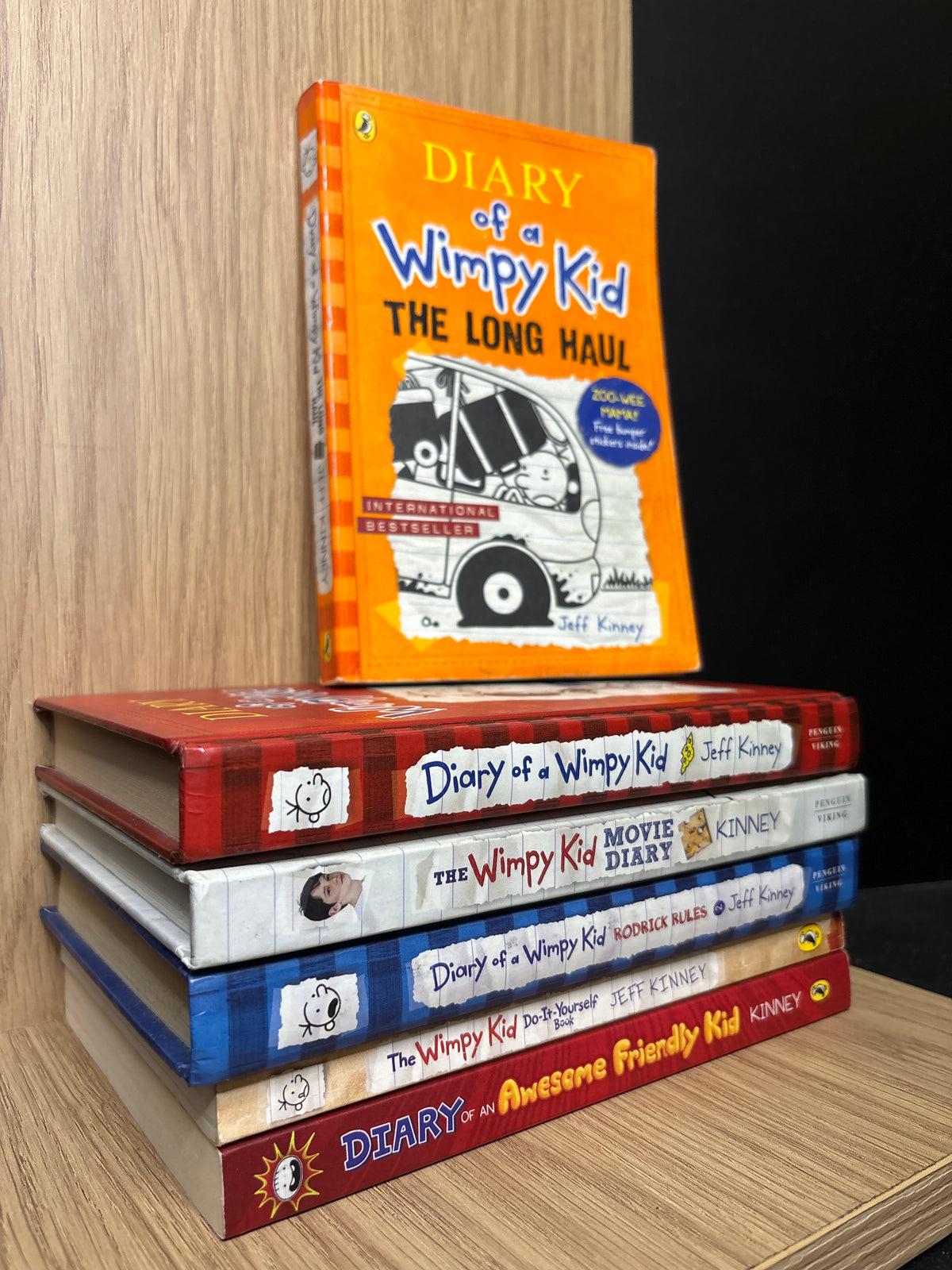 KINNEY, Jeff 'Diary of a Wimpy Kid' Assorted Standalone Titles Bundle of 6 (Min. fair condition)