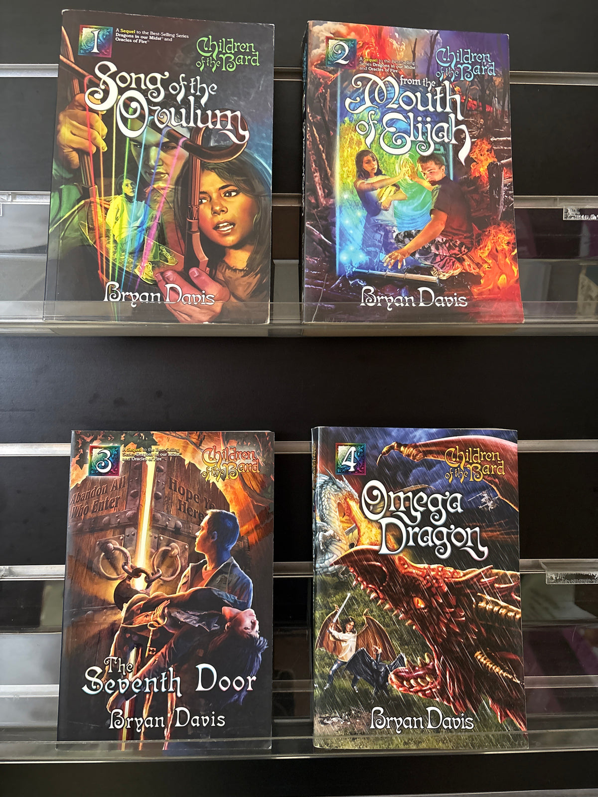 DAVIS, Bryan 'Children Of The Bard' Series Books #1-4 Bundle of 4 (Min. fair condition)