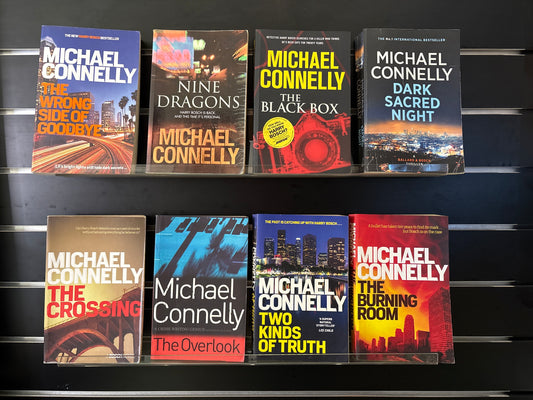 CONNELLY, Michael - Bundle of 8 - Selected Titles in Harry Bosch Series (Min. fair condition)