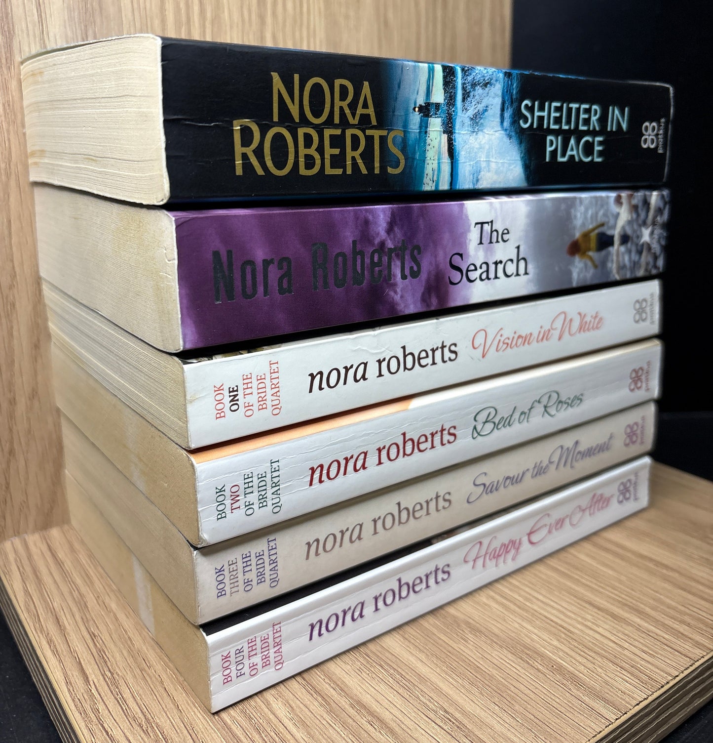 ROBERTS, Nora 'The Bride Quartet' plus 2 Standalone Titles Bundle of 6 (Min Fair condition)