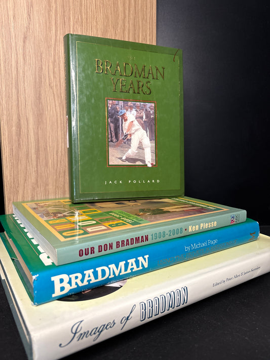 BRADMAN, Don Assorted Titles Bundle of 4 (Min. fair condition)