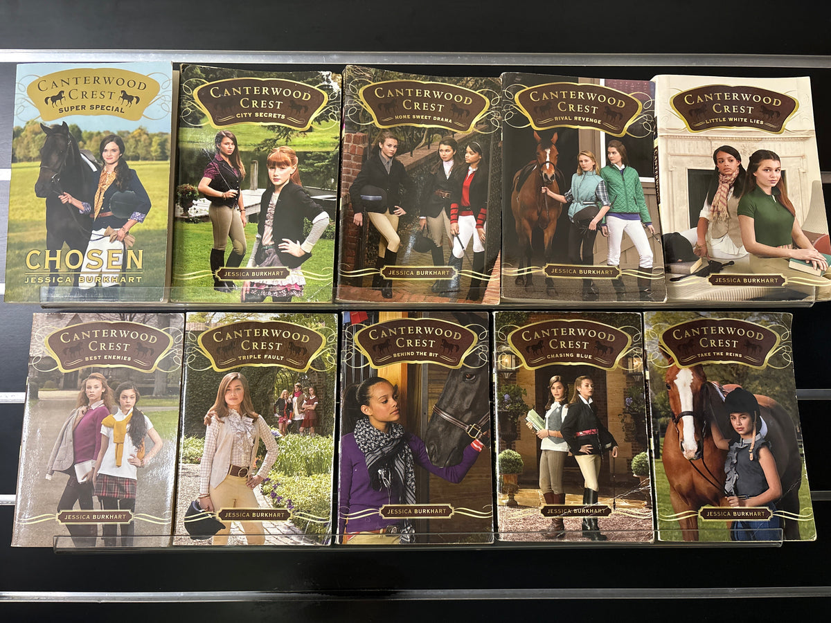 BURKHART, Jessica 'Canterwood Crest' #1-9 + Bonus Super Special 'Chosen' Bundle of 10 (Min. good condition)