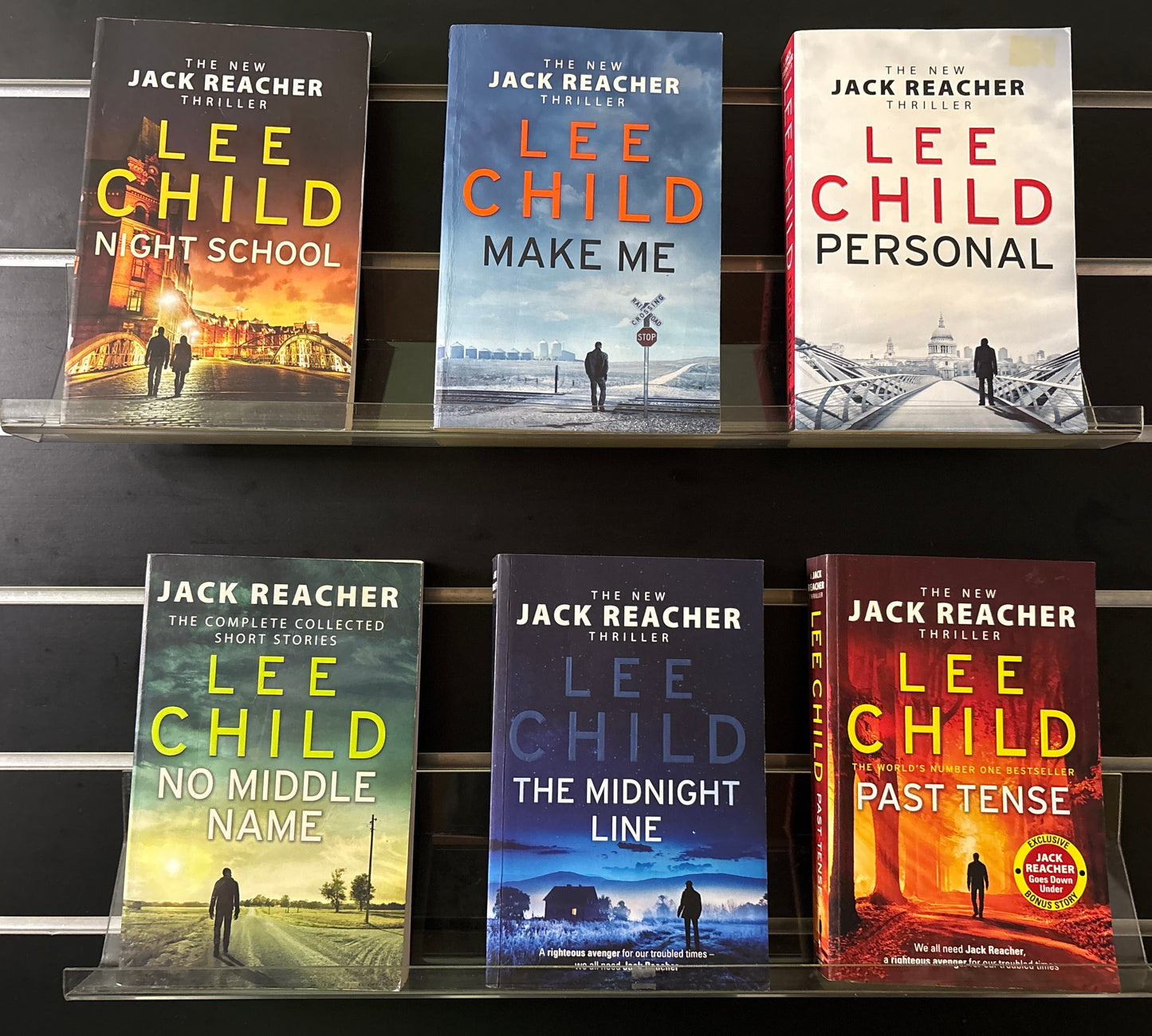 CHILD, Lee 'Jack Reacher' Series Assorted Titles Bundle of 6 (Min fair condition)