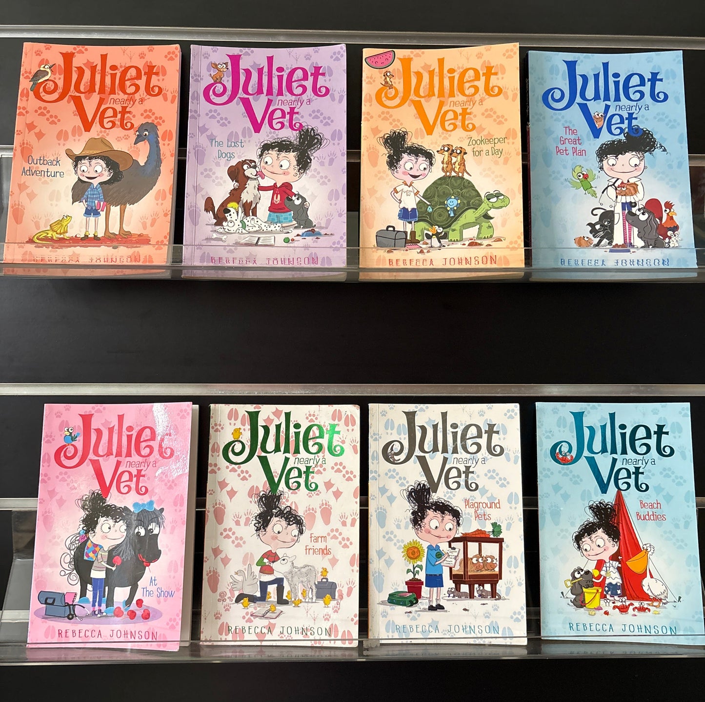 JOHNSON, Rebecca 'Juliet Nearly A Vet' Assorted titles Bundle of 8 (Min. fair condition)