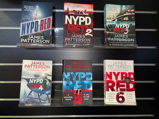 PATTERSON, James - Bundle of 6 - NYPD Series books 1-6 (Min. fair condition)
