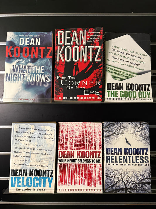KOONTZ, Dean Assorted Standalone Titles Bundle of 6 (Min. fair condition)