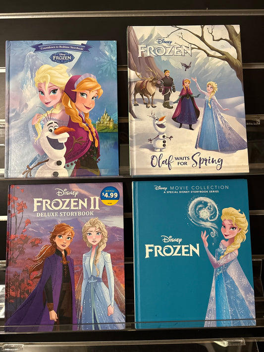 DISNEY FROZEN Assorted Titles Bundle of 4 (Min. Fair condition)