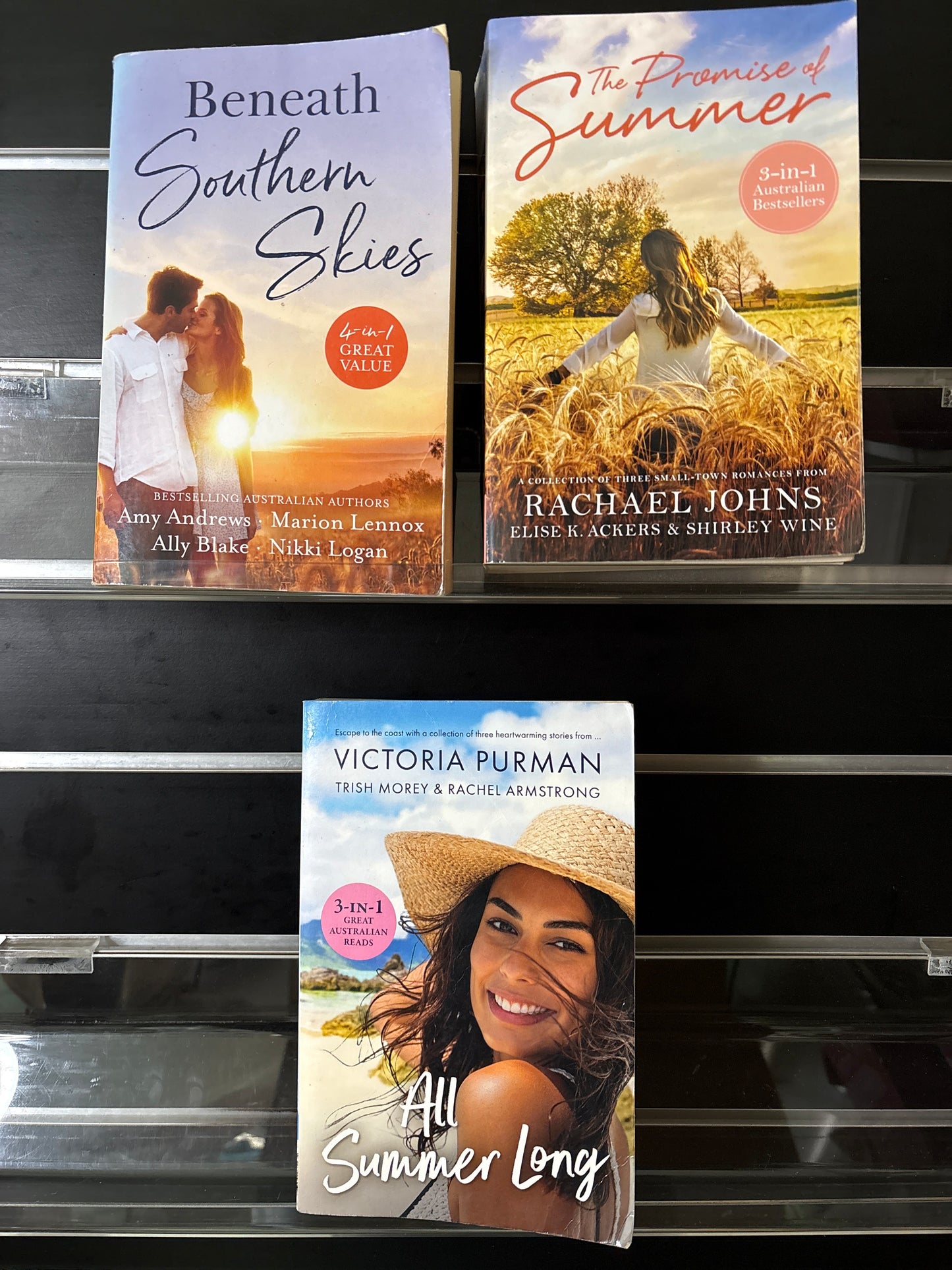 AUSTRALIAN COUNTRY COLLECTION 3-in-1 and 4-in-1 Assorted Titles Bundle of 3 (Min. fair condition)