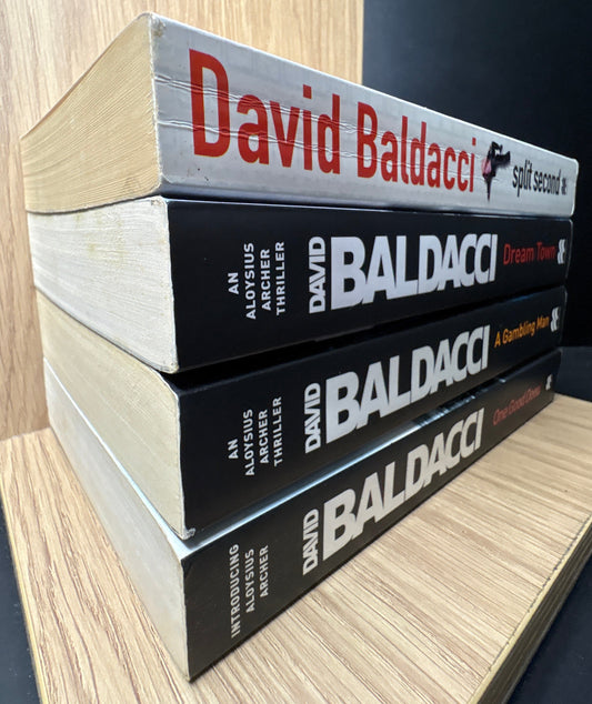 BALDACCI, David 'Aloysius Archer' Complete Series #1-3 and Bonus Standalone Bundle of 4 (Min. Fair condition)