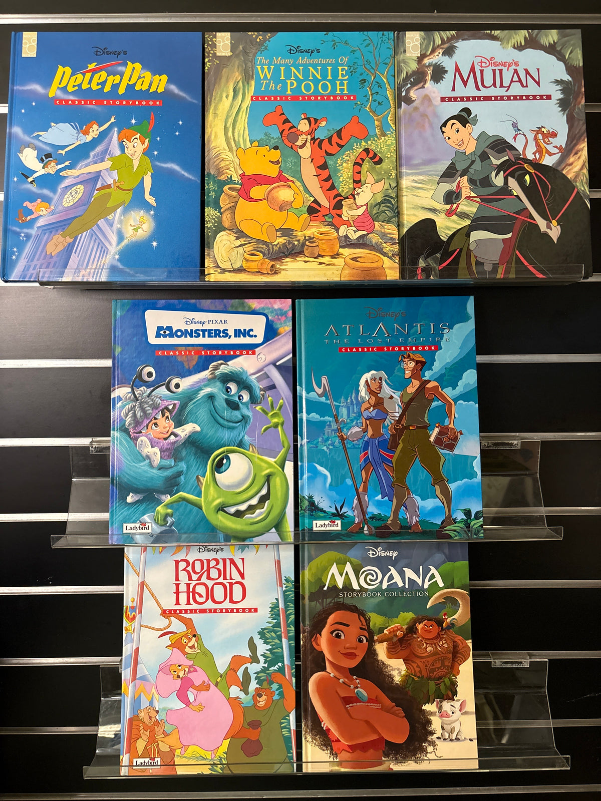WALT DISNEY 'Classic Storybook' Assorted Standalone Titles Bundle of 7 (Min. fair condition)