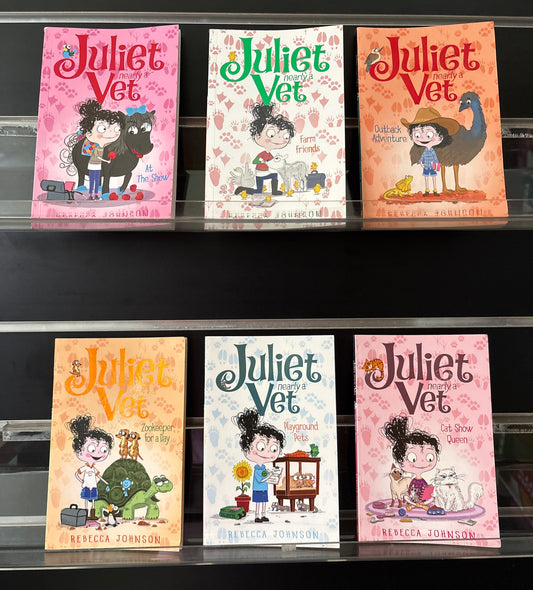 JOHNSON, Rebecca 'Juliet Nearly A Vet' Assorted titles Bundle of 6 (Min. fair condition)