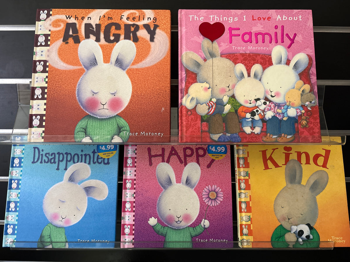 MORONEY, Trace 'When I'm feeling' Assorted Picture Books Bundle of 5 (Min. good condition)