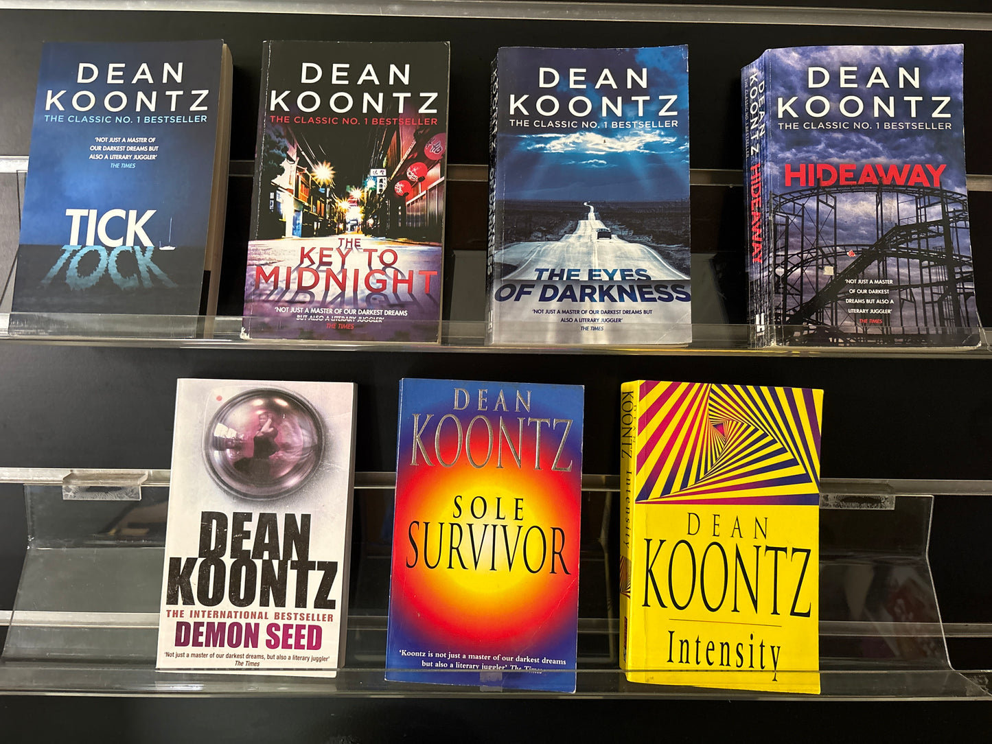 KOONTZ, Dean Assorted Standalone Titles Bundle of 7 (Min. fair condition)