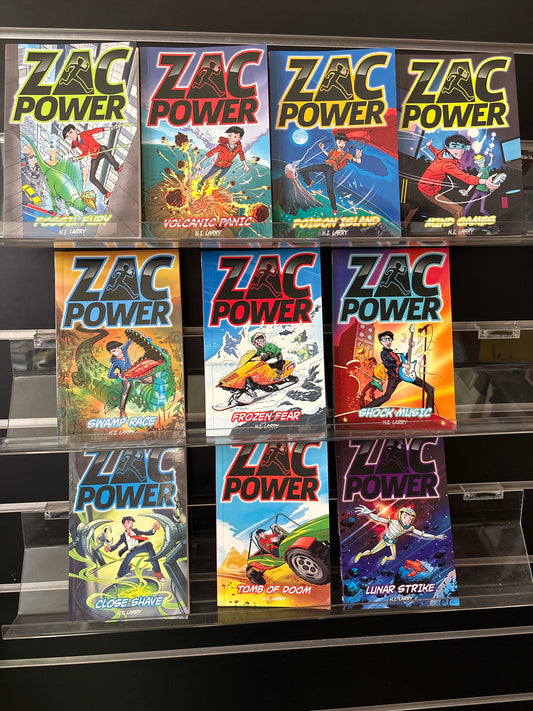 LARRY, H. I - 'Zac Power' Series Assorted Titles Bundle of 10 (Min. good condition)