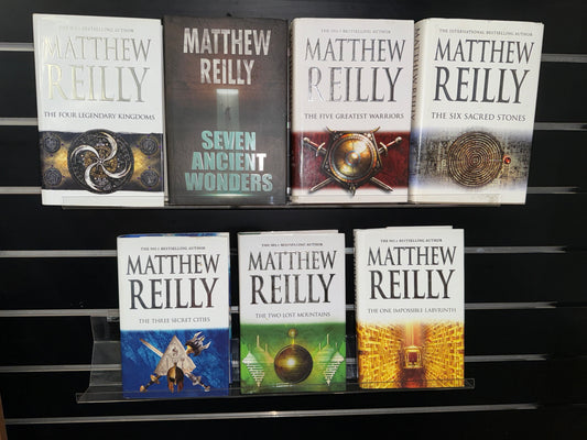 REILLY, Matthew - Bundle of 7 - FULL Jack West Series #1-7 (Min. Fair condition)