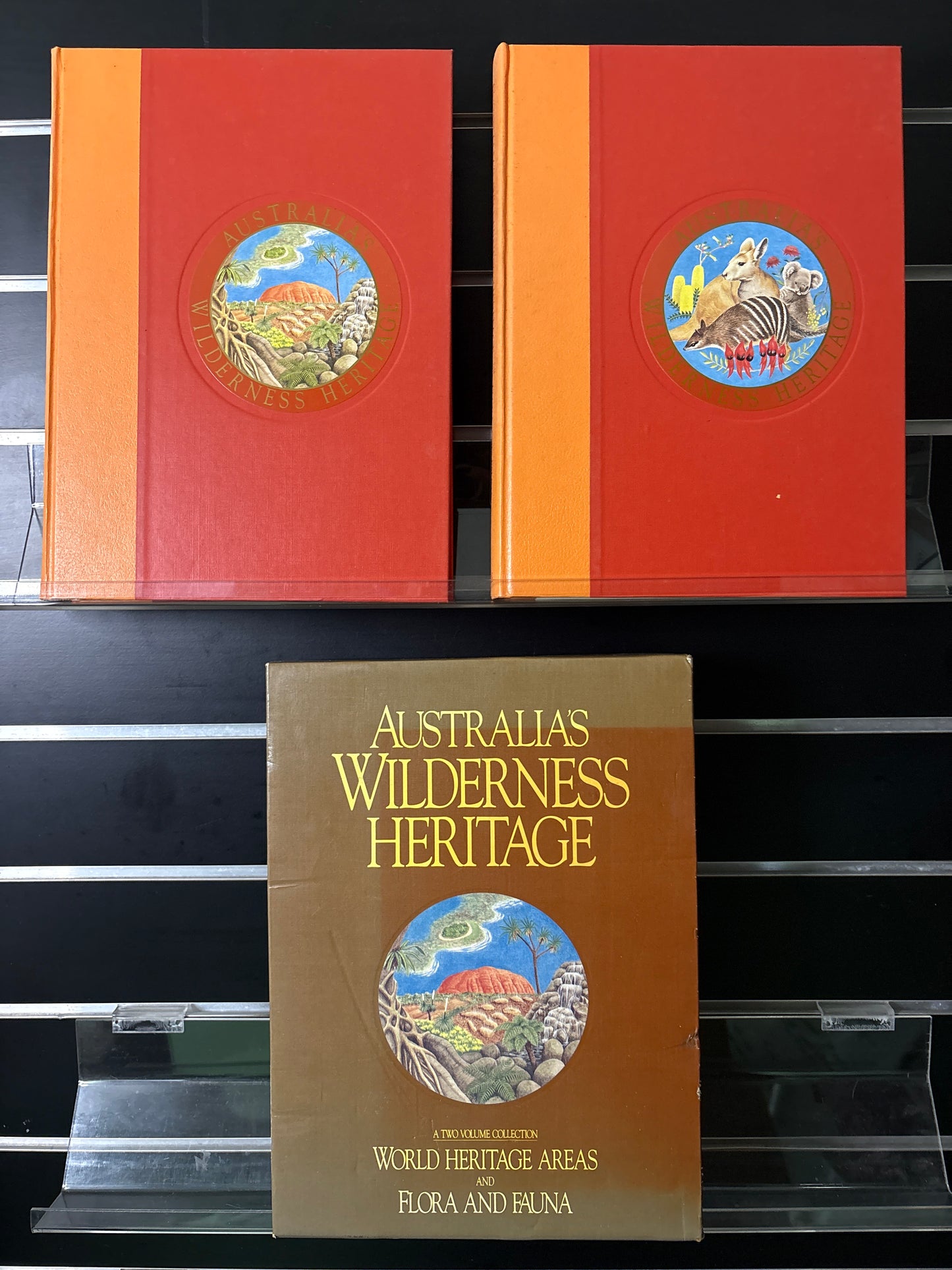AUSTRALIA'S WILDERNESS HERITAGE Two Volume Collection Bundle of 2 (Min. good condition)