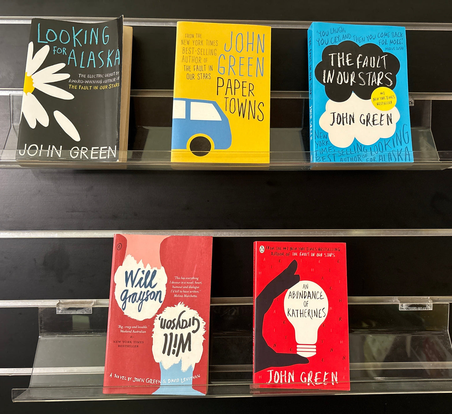 GREEN, John - Bundle of 6 Standalone Titles (Min. fair condition)