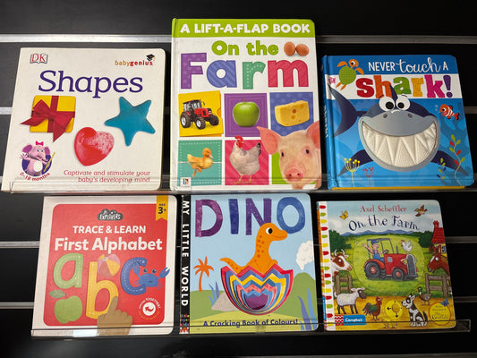 NEW READER BOARD BOOKS Assorted Titles Bundle of 6 (Min. Good condition)