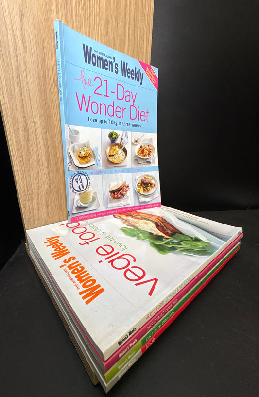 WOMEN'S WEEKLY Cookbooks - Bundle of 6 Titles (Min. fair condition)