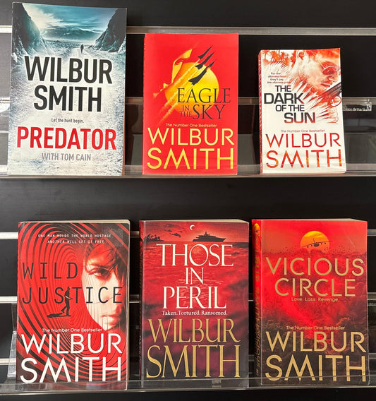 SMITH, Wilbur 'Hector Cross' Complete Series #1-3 and Standalone Titles Bundle of 6 (Min. fair condition)