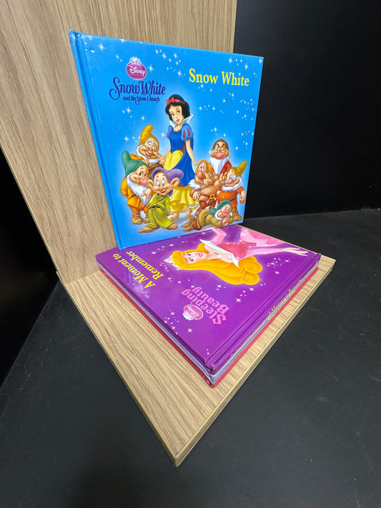 DISNEY - Bundle of 4 - Selected Titles of Princesses and Fairies (Min. good condition)