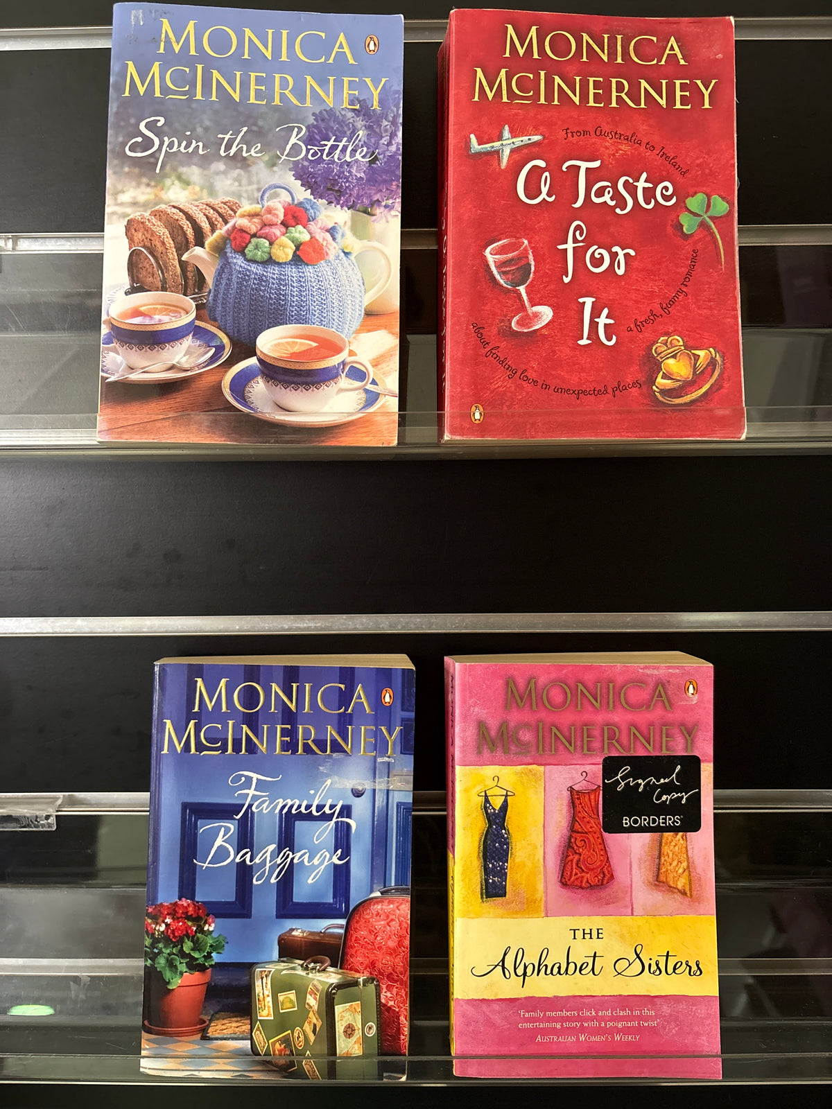 McINERNEY, Monica Assorted Standalone Titles Bundle of 4 (Min. fair condition)
