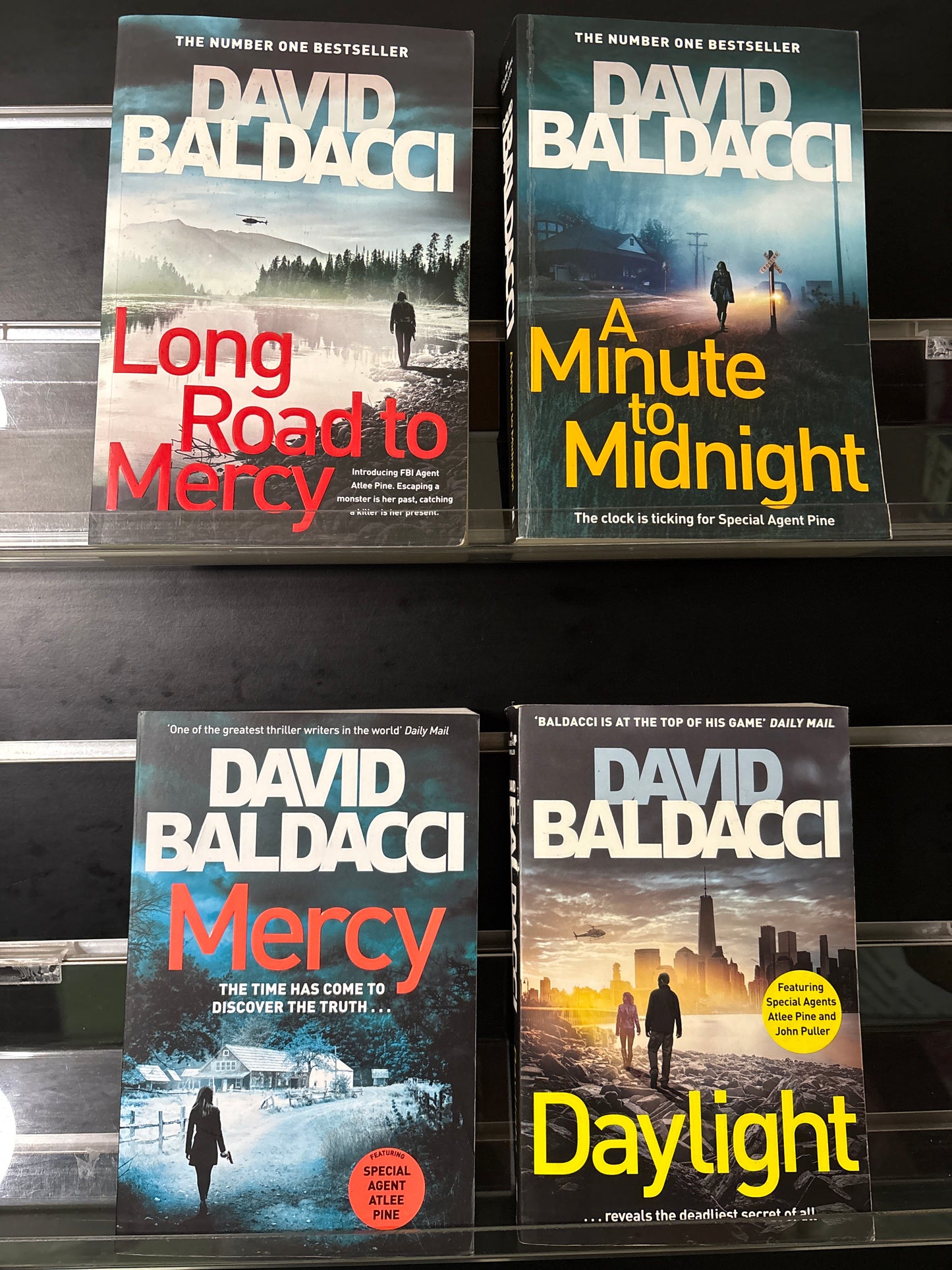 BALDACCI, David 'Atlee Pine' Complete Series #1-4 Bundle of 4 (Min. fair condition)