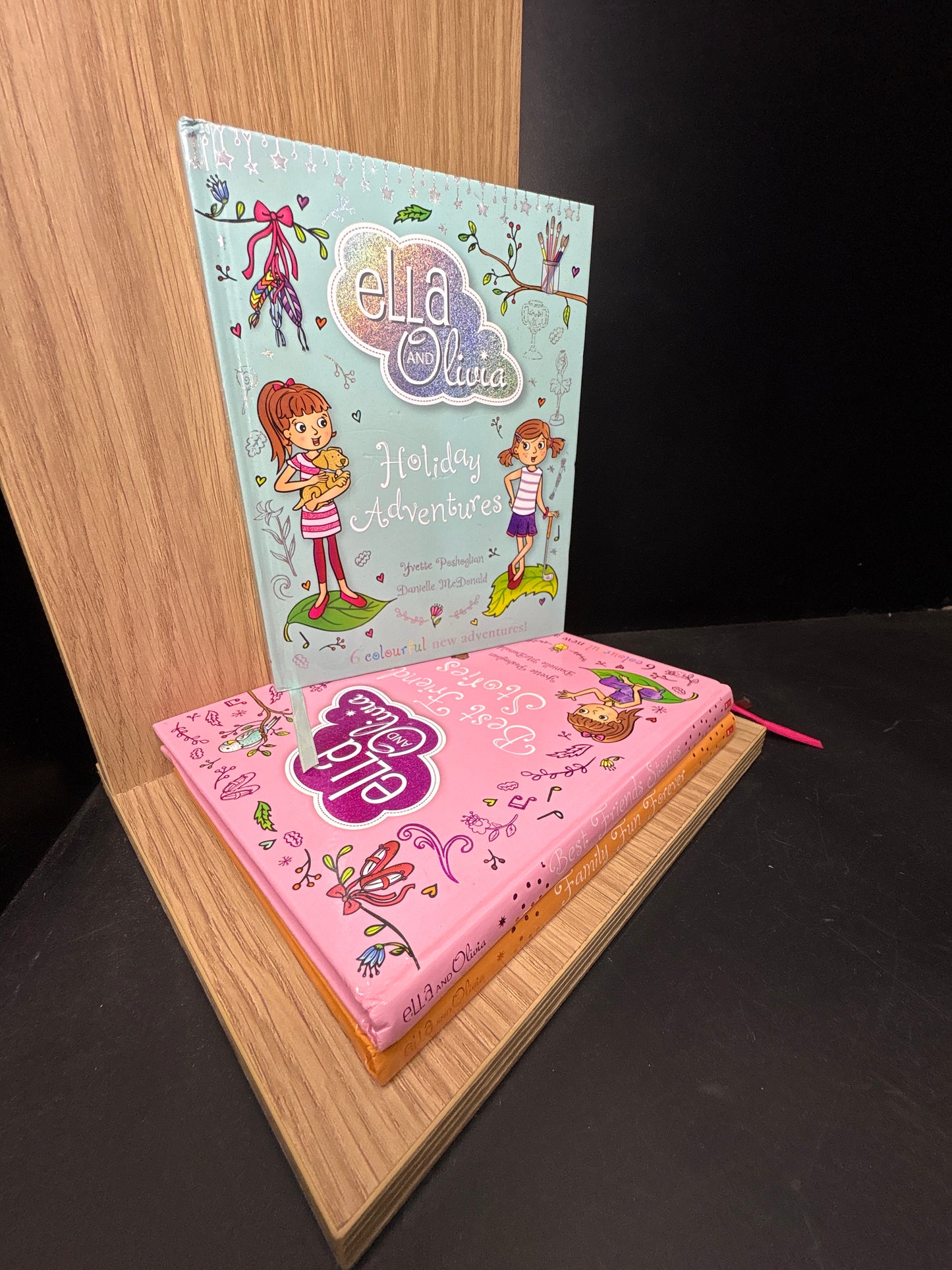POSHOGLIAN & McDONALD, 'Ella and Olivia' Series Bundle of 3 Assorted Adventures  (Min. good condition)
