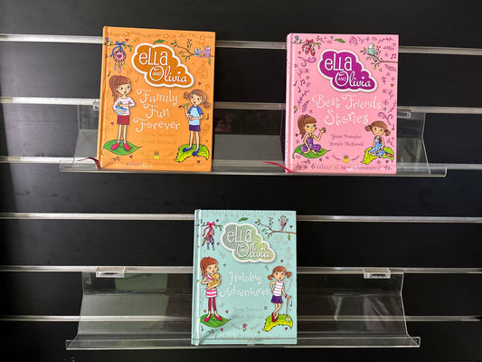 POSHOGLIAN & McDONALD, 'Ella and Olivia' Series Bundle of 3 Assorted Adventures  (Min. good condition)