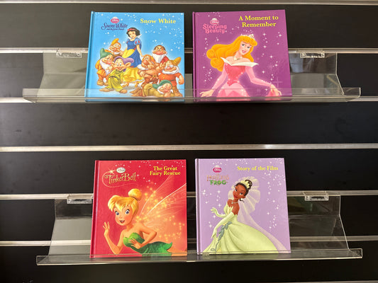 DISNEY - Bundle of 4 - Selected Titles of Princesses and Fairies (Min. good condition)