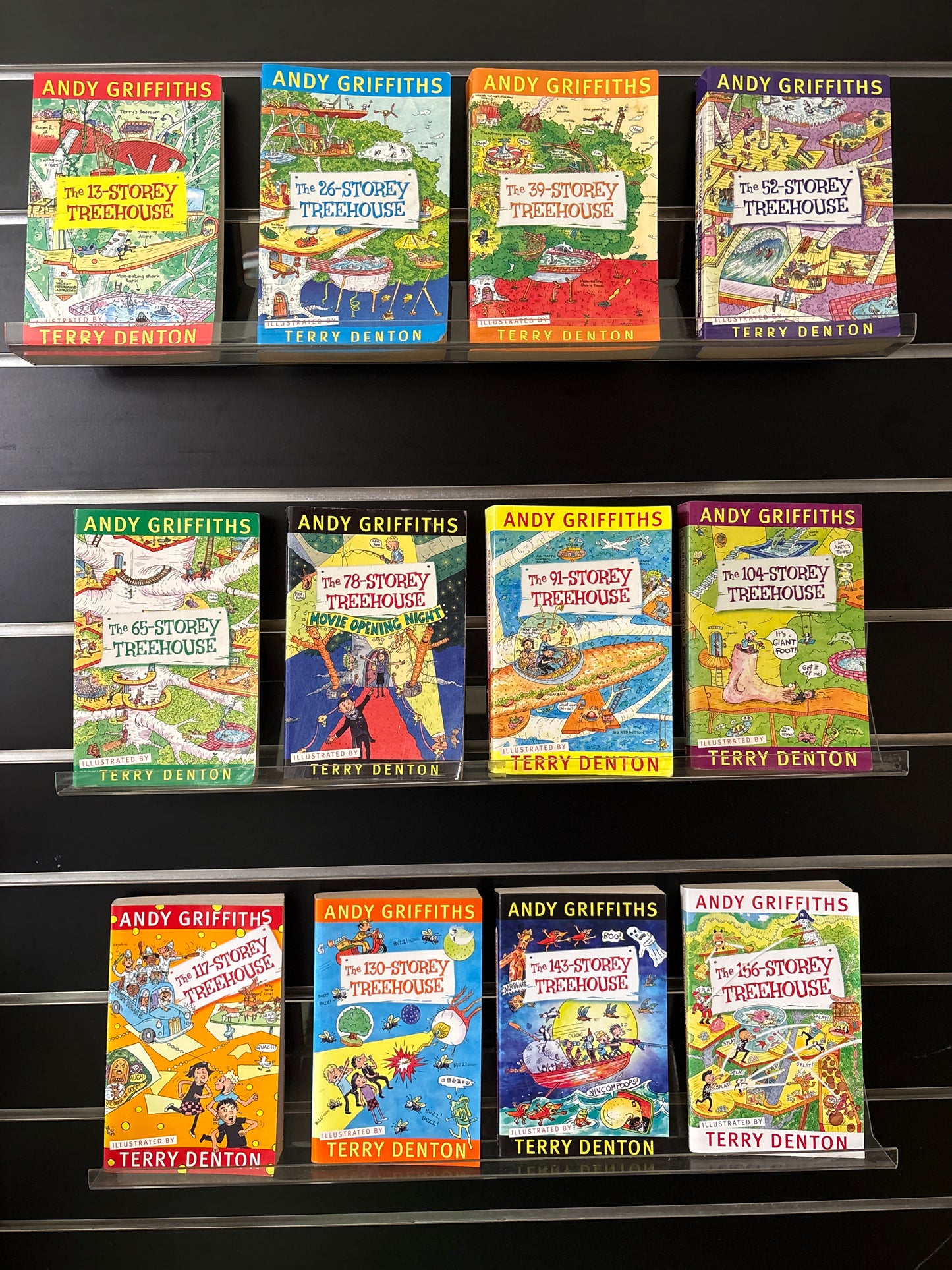 GRIFFITHS, Andy 'Treehouse' Series Books #1-12 Bundle of 12 (Min. fair condition)