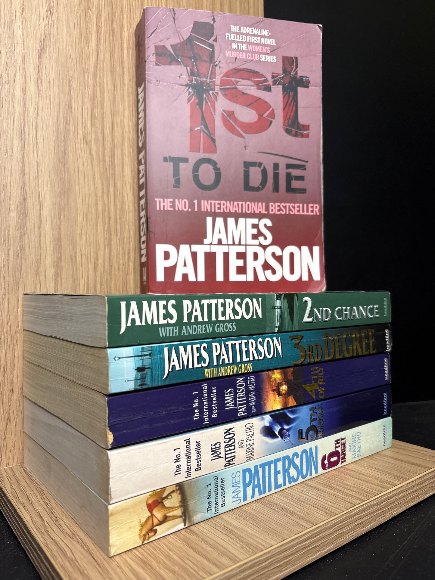 PATTERSON, James 'Women's Murder Club' Series Books #1-6 (Min. fair condition)