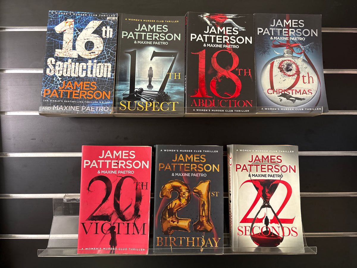 PATTERSON, James 'Women's Murder Club' Series Books #16-22 Bundle of 7 (Min. fair condition)