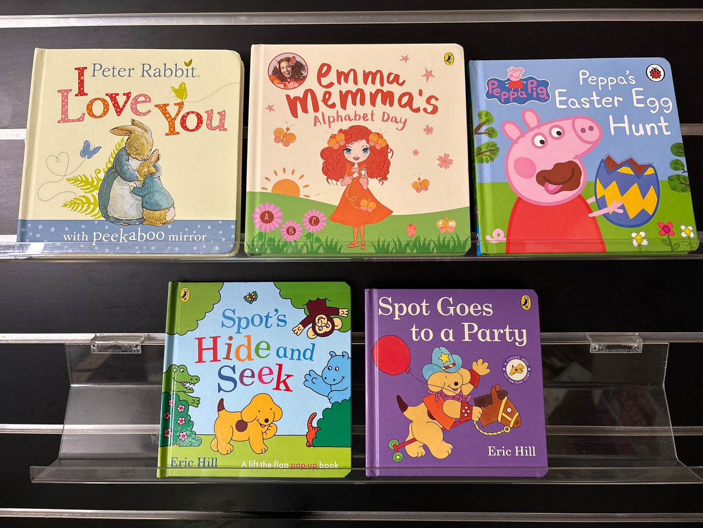 CHILDREN BOARD BOOKS Assorted Standalone Titles Various Authors Bundle of 5 (Min. good condition)