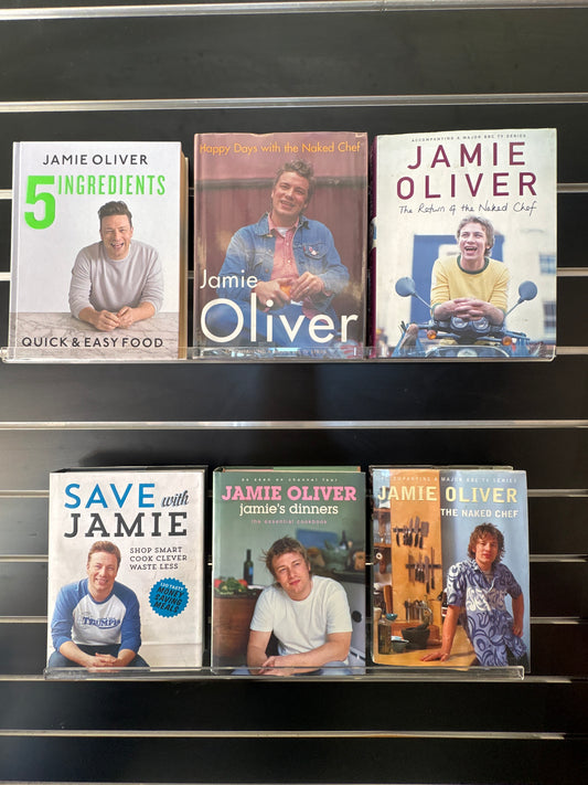 OLIVER Jamie Cookbooks - Bundle of 6 (Minimum good condition)