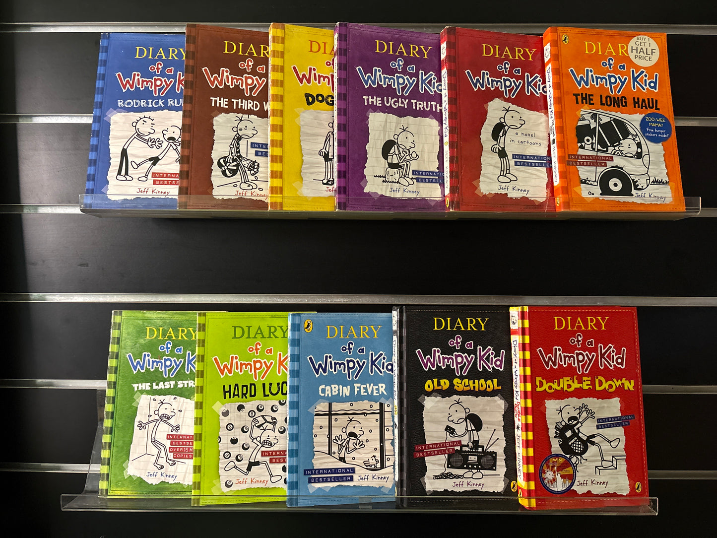 KINNEY, Jeff 'Diary of a Wimpy Kid' Series Assorted Titles Bundle of 11 (Min. fair condition)