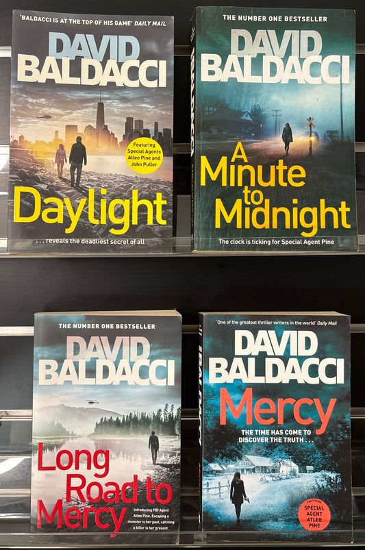BALDACCI, David 'Atlee Pine' Complete Series #1-4 Bundle of 4 (Min. Fair condition)