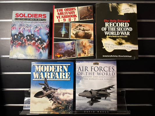 WAR BOOKS Selected Titles Bundle of 8 (Min. Fair condition)