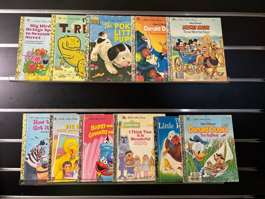 LITTLE GOLDEN BOOKS - Bundle of 11 - Assorted Titles (Min. fair condition)