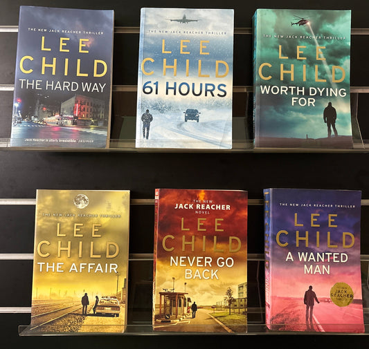 CHILD, Lee 'Jack Reacher' Series Assorted Titles Bundle of 6 (Min fair condition)
