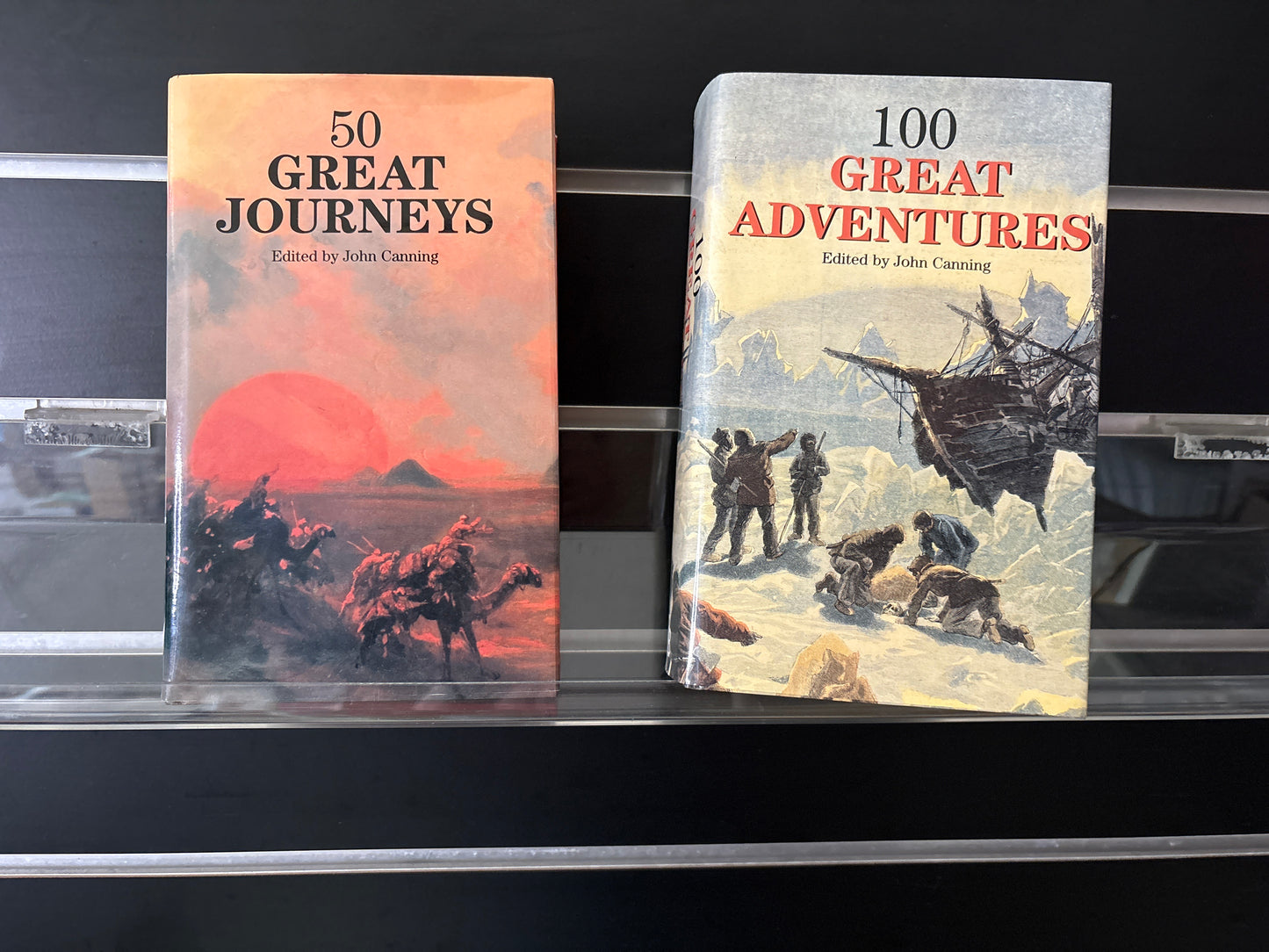 100 GREAT ADVENTURES  and 100 GREAT JOURNEYS Bundle of 2 (Min fair condition)
