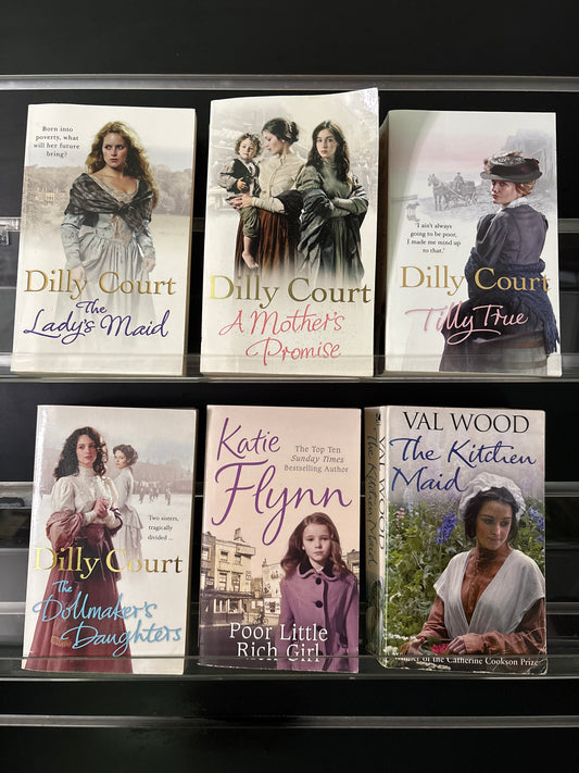 HISTORICAL SAGAS Assorted Standalone Titles Various Authors Bundle of 6 (Min. fair condition)