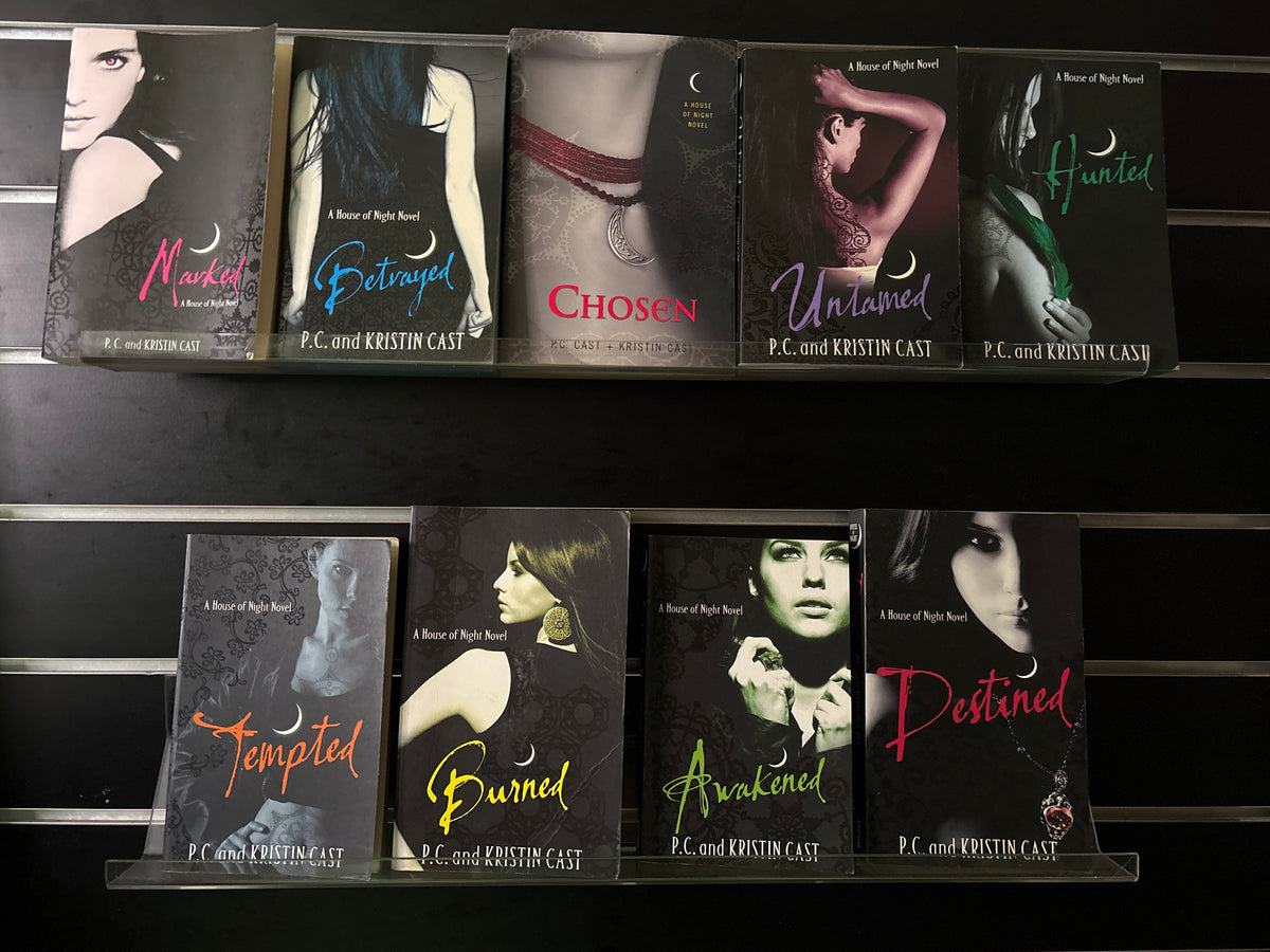 CAST, P.C and Kristin 'House of Night' Series Books #1-9 Bundle of 9 (Min. fair condition)