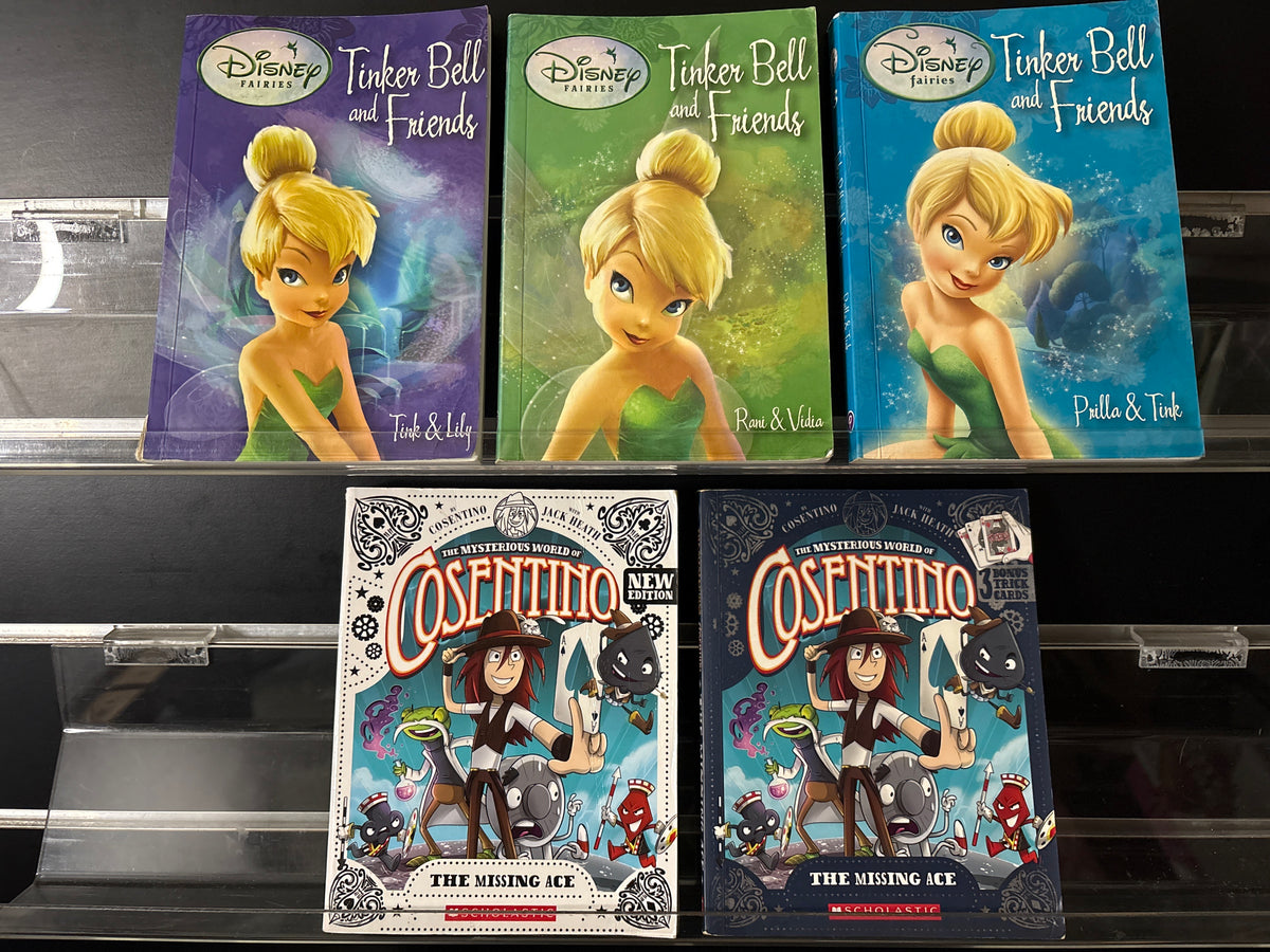COSENTINO + DISNEY FAIRIES #1,2,3 Titles Bundle of 5 (Min. fair condition)
