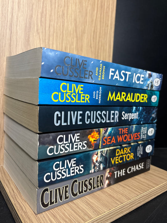 CUSSLER, Clive Assorted Titles from Various Series Bundle of 6 (Min good condition)