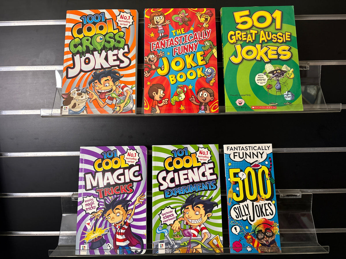SINGLETON, Glen 'Cool Jokes' Assorted Standalone Titles + Bonus Titles Bundle of 6 (Min. fair condition)
