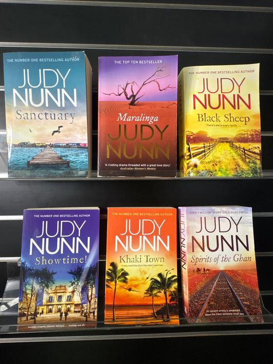 NUNN, Judy - Bundle of 6 - Assorted Standalone Titles (Min. good condition)