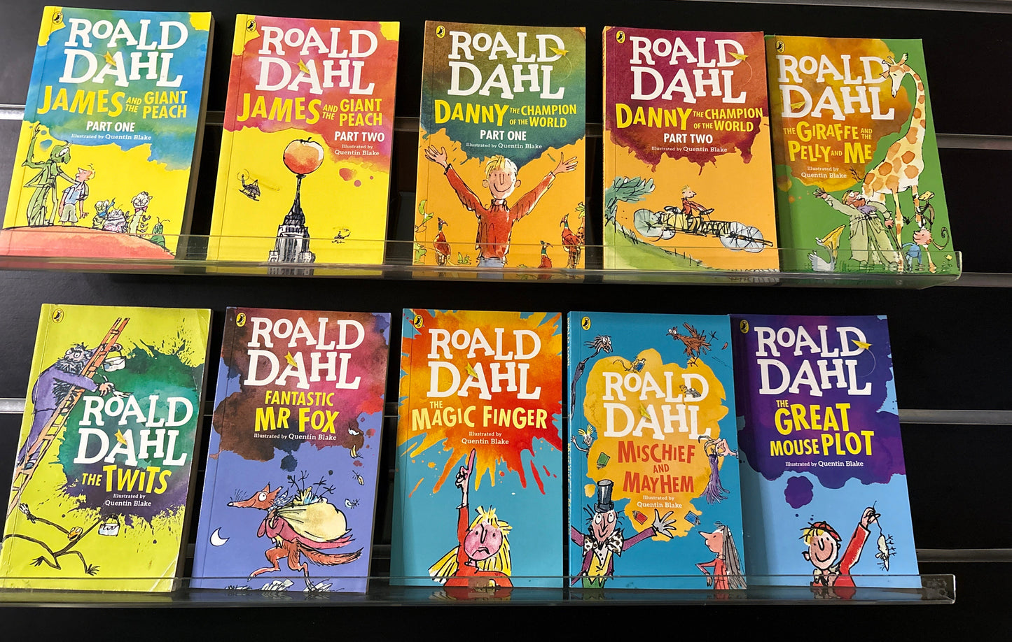 DAHL, Roald Assorted Standalone Titles Bundle of 10 (Min. good condition)